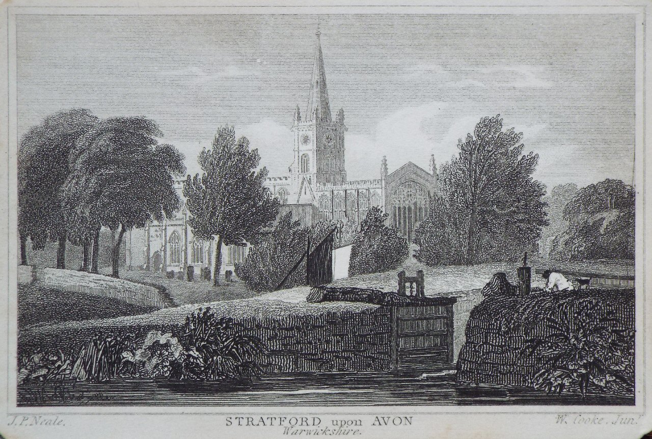Print - Stratford upon Avon Warwickshire - Cooke